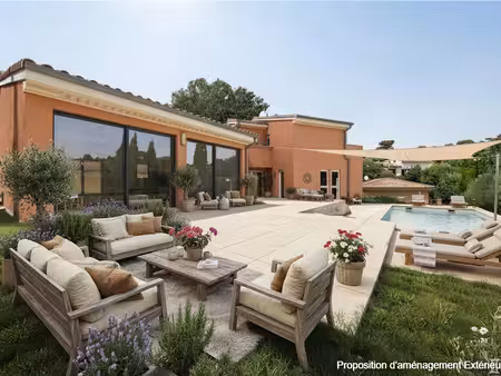 a vendre villa neuve à mougins 5 pièces de 175 m² sur 1225 m² de terrain avec piscine