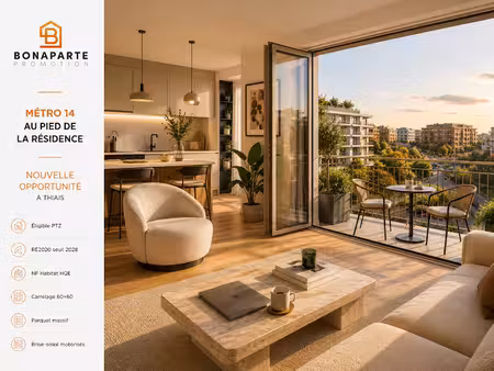 vente appartement 2 pièces 46 m² à thiais (94320)  238 000 €