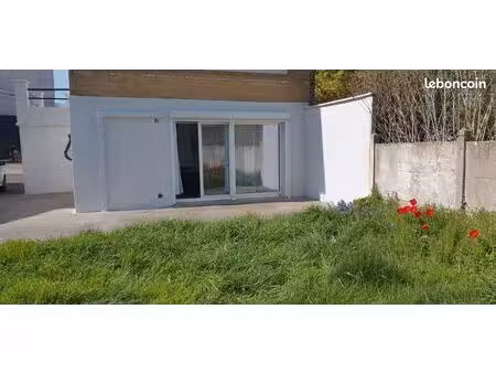 lille loos proche chru fac médecine. t2 meublé neuf  parking  terrasse  jardin  idéal étud
