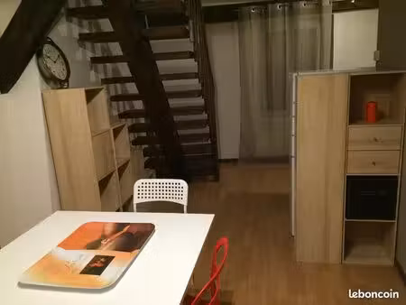 studio duplex meublé avec mezzanine - centre ville
