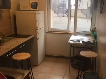 a louer appartement f2 meublé de 35 m2 .libre le 1er septembre