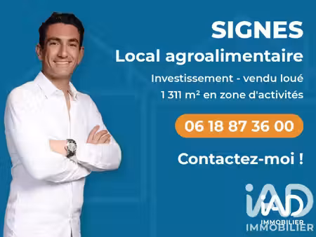 vente commerce 1311 m² signes (83870)