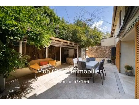 référence : 7156-gbe - maison mitoyenne  4 chambres  garage et terrasses