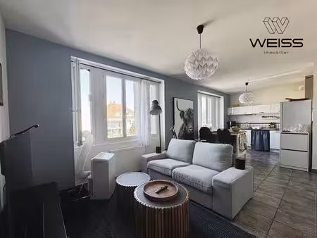 a louer - appartement t3 meublé - aubiere - 57 19 m²