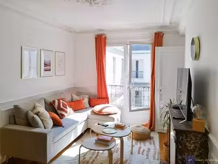 a louer meuble 2 pieces - 6eme sans ascenseur - clair et cal