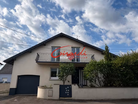kingersheim  maison individuelle de 132 m2 sur 4a41  garage 