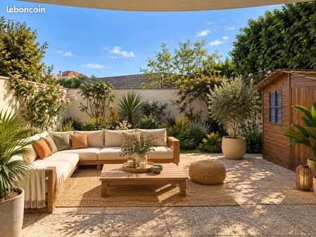 appartement climatisé avec jardin face au parc bordelais