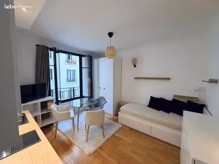 studio meublé 19m2 neuf boulogne nord