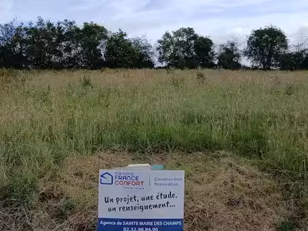vente terrain 673 m² à hericourt-en-caux (76560)  49 500 €