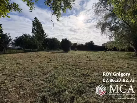 vente terrain 841 m² à tonnay-charente (17430)  85 000 €