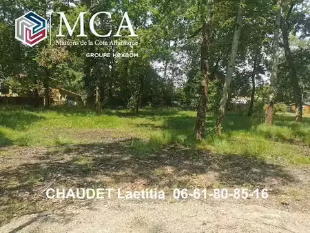 vente terrain 495 m² à hourtin (33990)  94 000 €