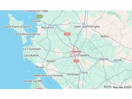 vente terrain 480 m² à saintes (17100)  125 000 €
