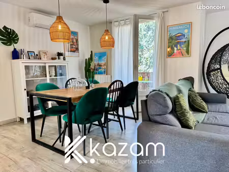 bel appartement traversant avec deux chambres  balcons  à valence