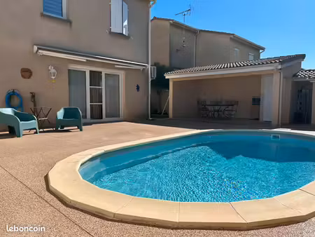 portes les valence - maison t4 avec piscine