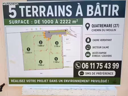 terrains à bâtir
