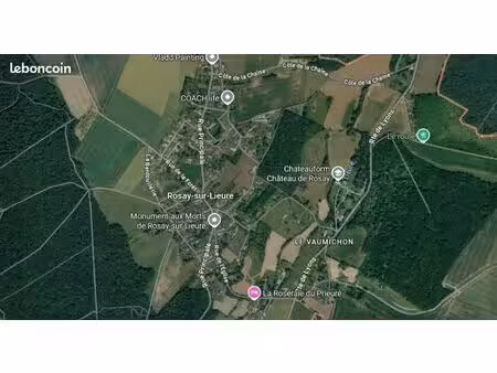 terrain 1 200 m² rosay sur lieure