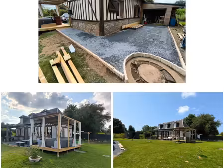 maison normande à la campagne