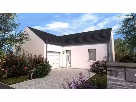 projet de construction d'une maison 70.36 m² avec terrain à chavigny-bailleul (27)