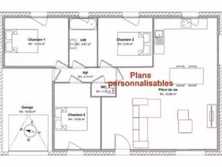 vente maison à lolif (50530) : à vendre / 82m² lolif
