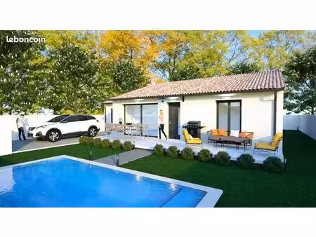 projet de construction d'une maison 75 m² avec terrain à vauvert (30)