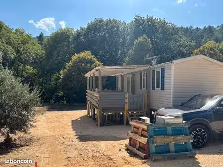 vend mobilehome plus terrain