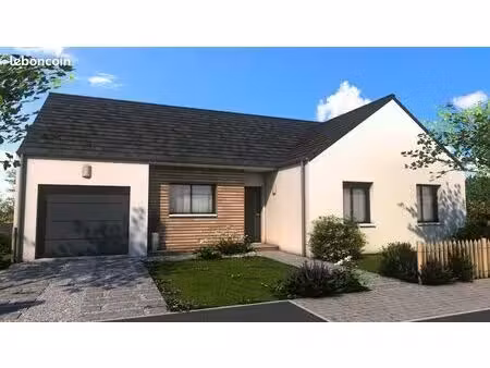 projet de construction d'une maison 90.23 m² avec terrain à bouglainval (28)