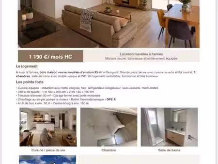 location maison individuelle paimpont