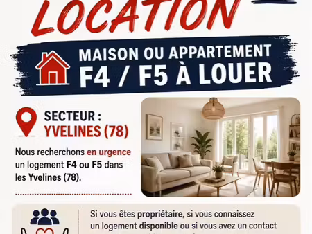on cherche un logement en location
