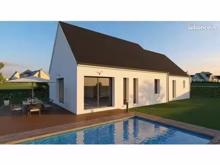 projet de construction d'une maison 90 m² avec terrain à confort-meilars (29)