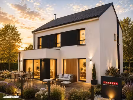 projet de construction d'une maison 135 m² avec terrain à elliant (29)