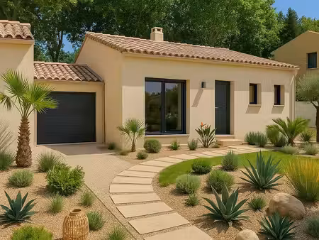 projet de construction d'une maison 82 m² avec terrain à saint-victor-la-coste (30)