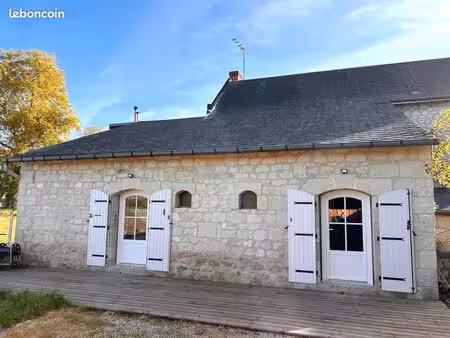 charmante maison t2 entièrement rénovée terrasse bois et jardin privatif - huismes