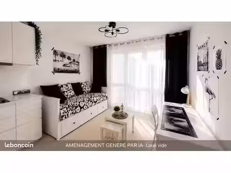 studio 20 m² – ecole des mines-kiné- brabois
