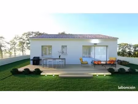 projet de construction d'une maison 62 m² avec terrain à roquemaure (30)