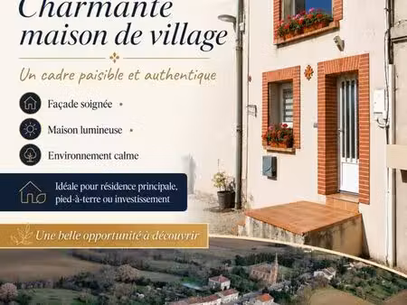 maison de village t4 avec vue pyrénées # secteur auterive # venerque