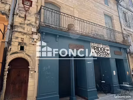 immeuble : local+ appartement en zone non-inondable + caves