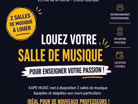 location local de musique