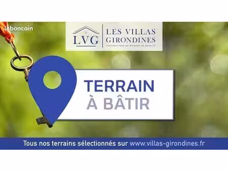 terrain à bâtir de 600 m² à saint-andre-de-cubzac (33)