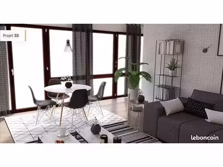 appartement 2 pièces 45 m²