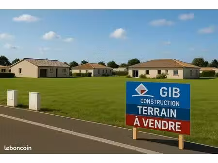 terrain 250 m² podensac