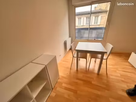 investissement locatif - studio meuble vendu loue