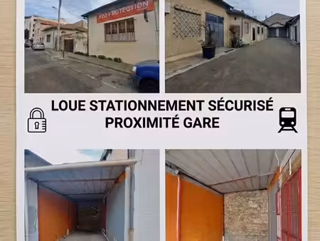 stationnement sécurisé gare nîmes centre