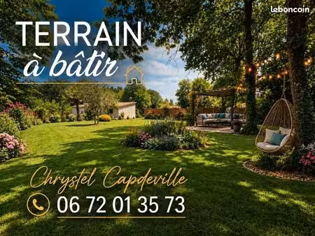 terrain 1 100 m² arsac