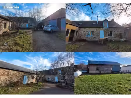 maison en pierre + atelier  centre bourg brielles