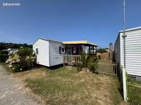 mobil home dans camping à cancale