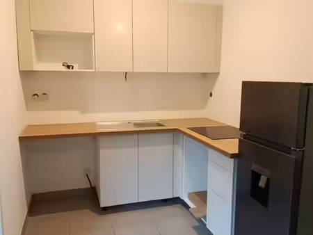 t1 30m2 + terrasse 12m2 + place parking sous sol