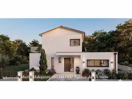 coup de cœur à labège : maison contemporaine 100 m² avec garage et terrain viabilisé