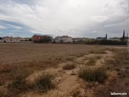 terrain 368 m² lignan sur orb