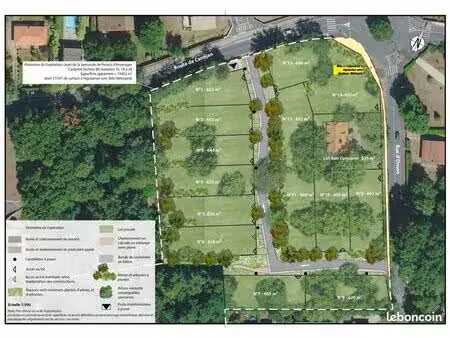 terrain 652 m² gradignan