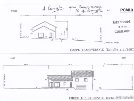 terrain vue splendide-1500m2-viabilite bord terr.-pc surface 132m2 plancher demi niveau